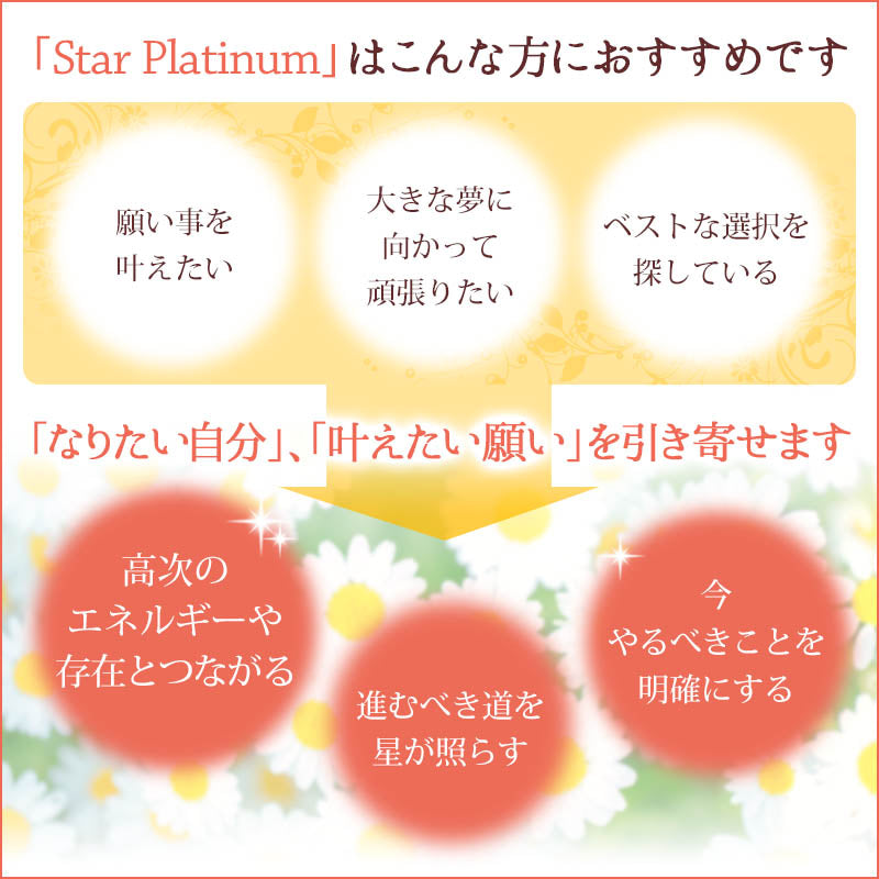Star Platinum（星に願いを）メッセージオイル《インナーチャイルドメッセージ》15mL